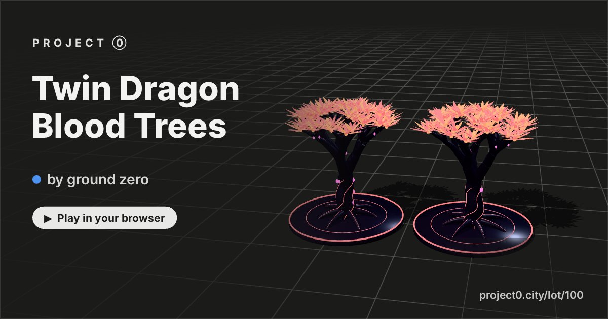 Twin Dragon Blood Trees, a game by ground zero in Project 0