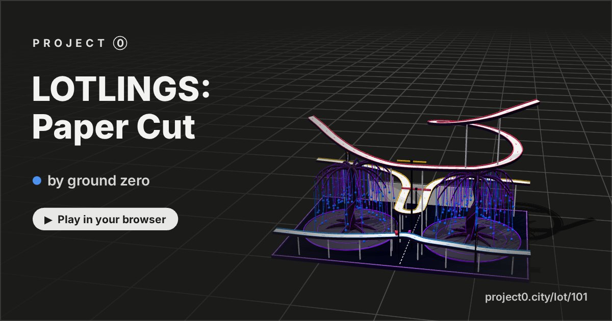 LOTLINGS: Paper Cut, a game by ground zero in Project 0