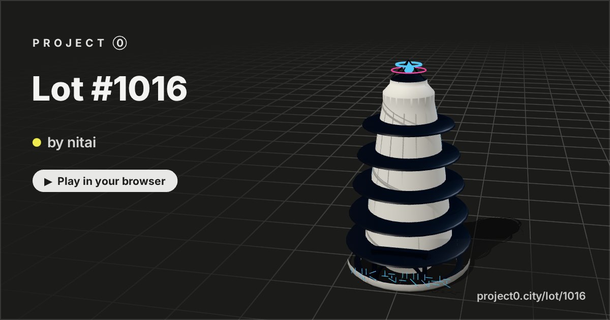 Lot #1016, a game by nitai in Project 0