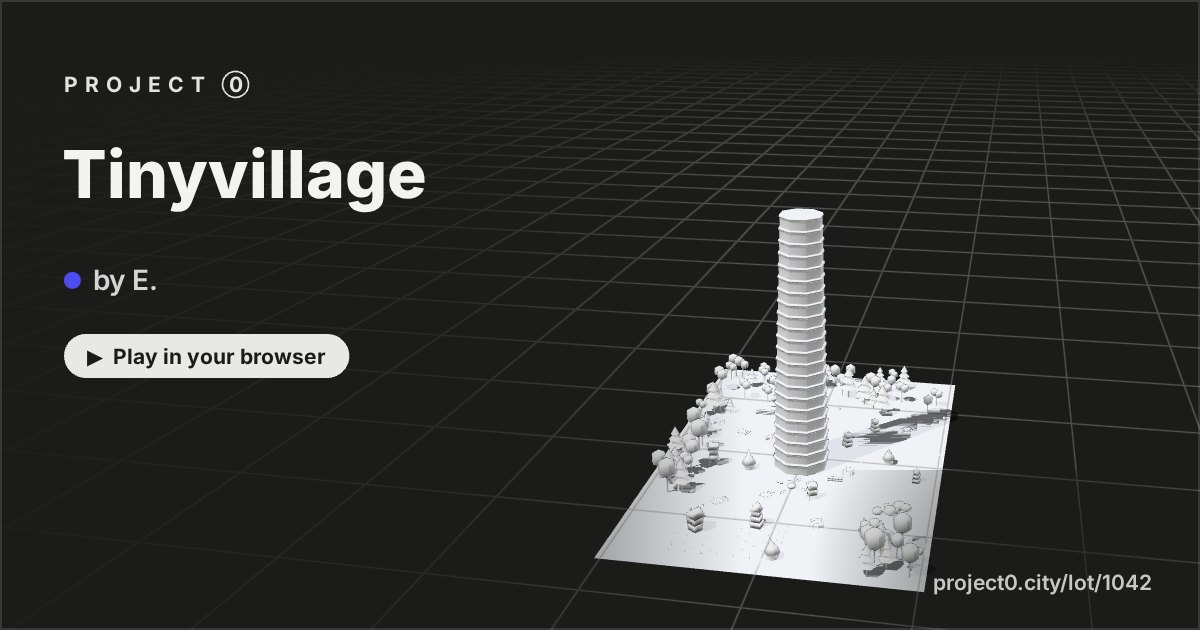 Tinyvillage, a game by E. in Project 0