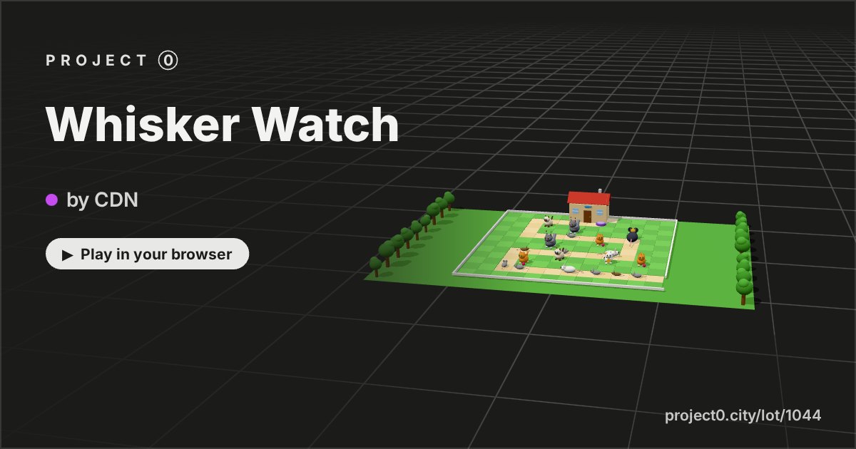Whisker Watch, a game by CDN in Project 0