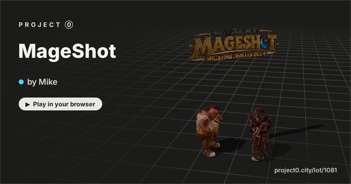 MageShot, a game by Mike in Project 0