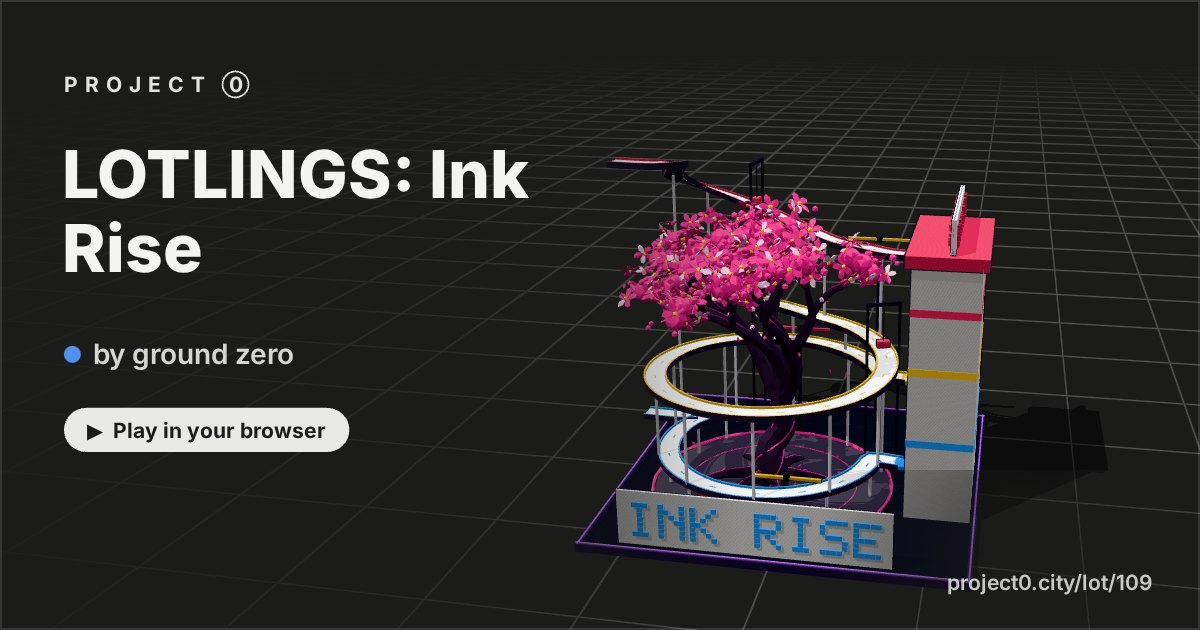 LOTLINGS: Ink Rise, a game by ground zero in Project 0