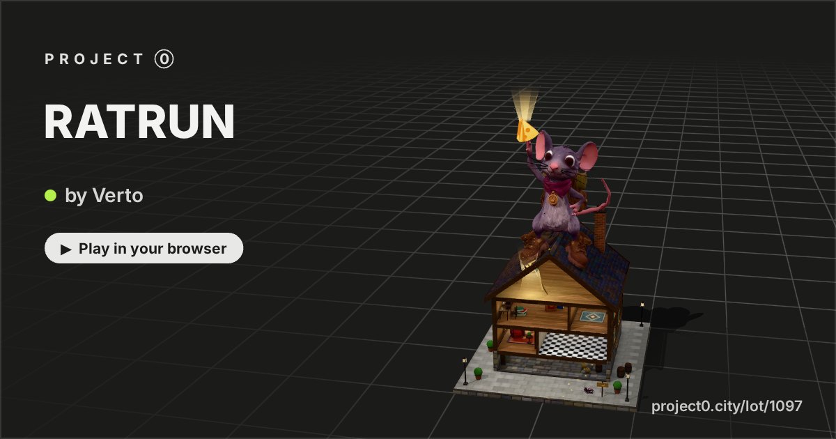 RATRUN, a game by Verto in Project 0
