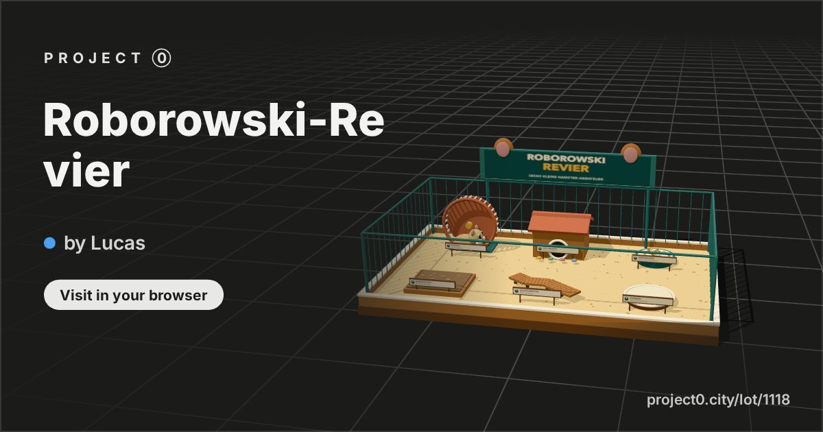 Roborowski-Revier, a game by Lucas in Project 0