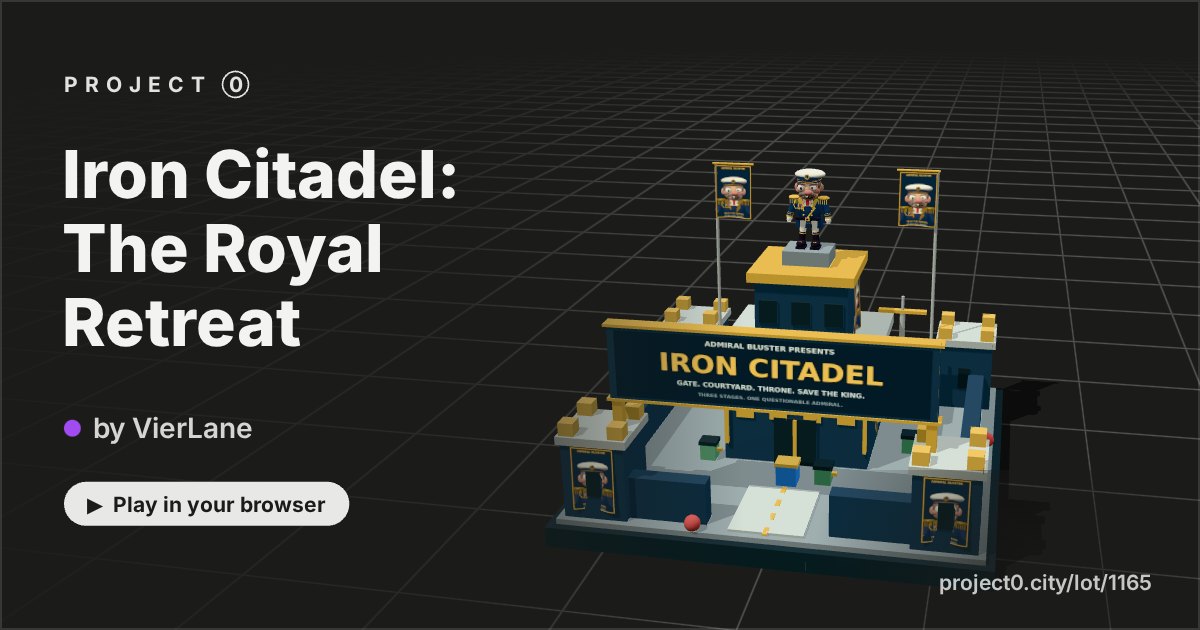 Iron Citadel: The Royal Retreat, a game by VierLane in Project 0