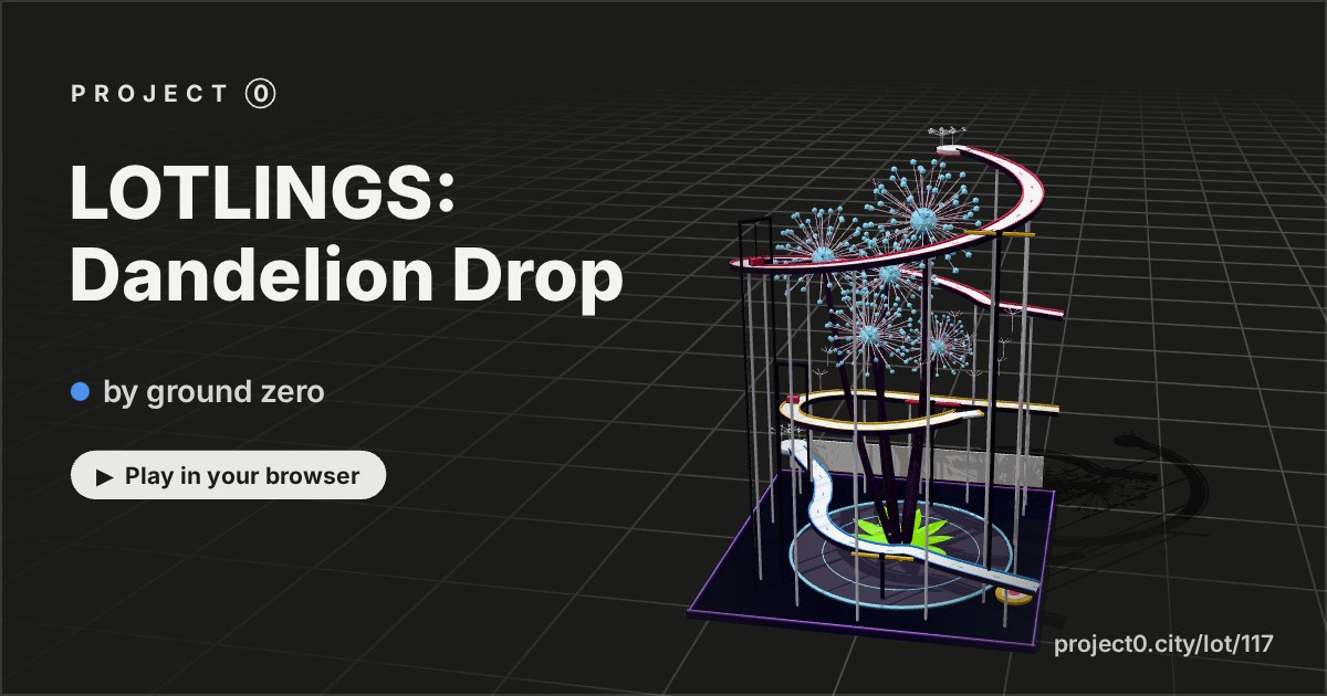 LOTLINGS: Dandelion Drop, a game by ground zero in Project 0