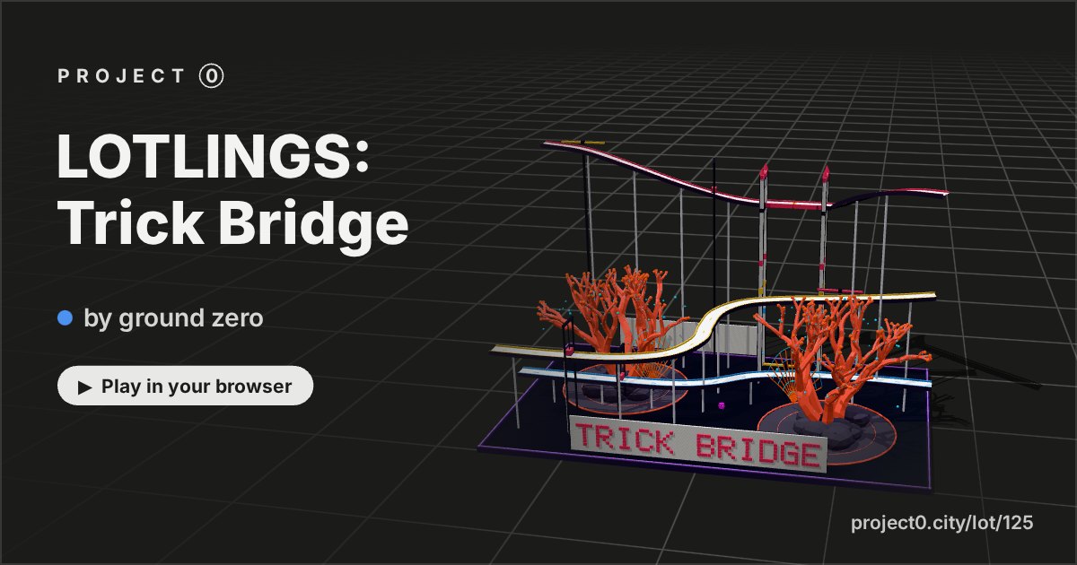 LOTLINGS: Trick Bridge, a game by ground zero in Project 0