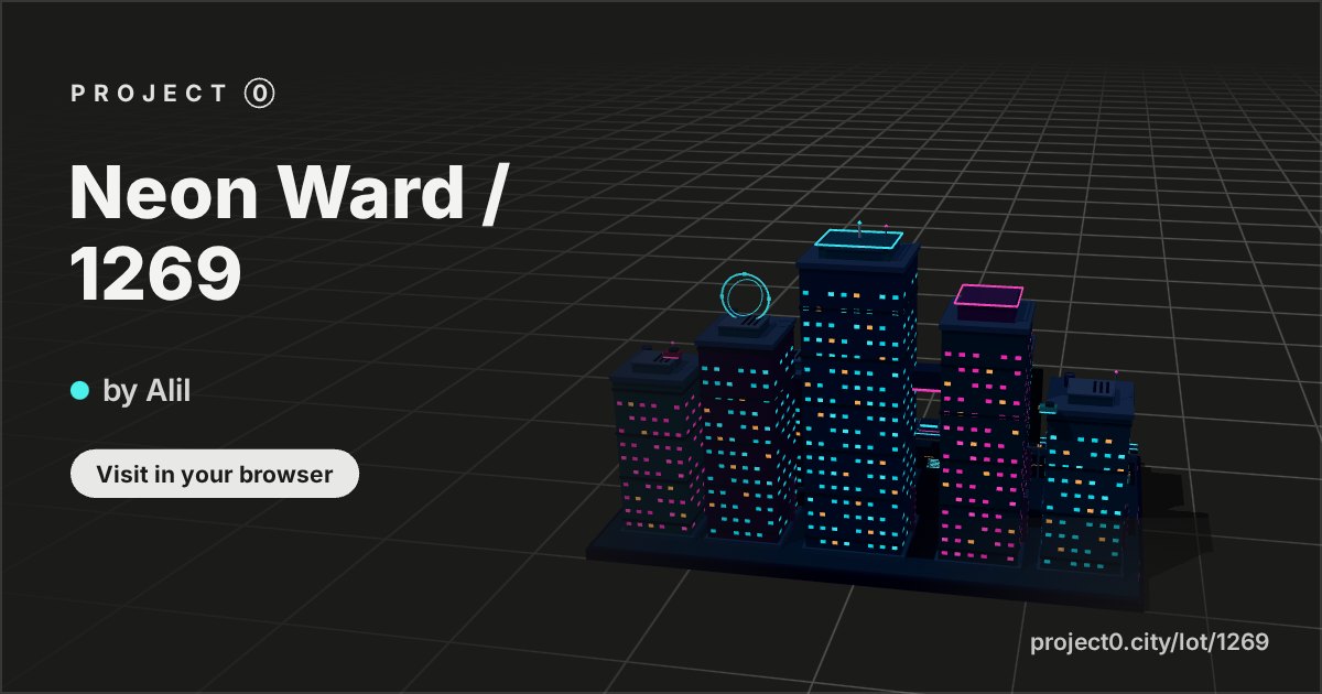 Neon Ward / 1269, a build by AliI in Project 0