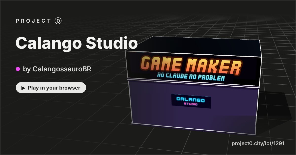 Calango Studio, a game by CalangossauroBR in Project 0
