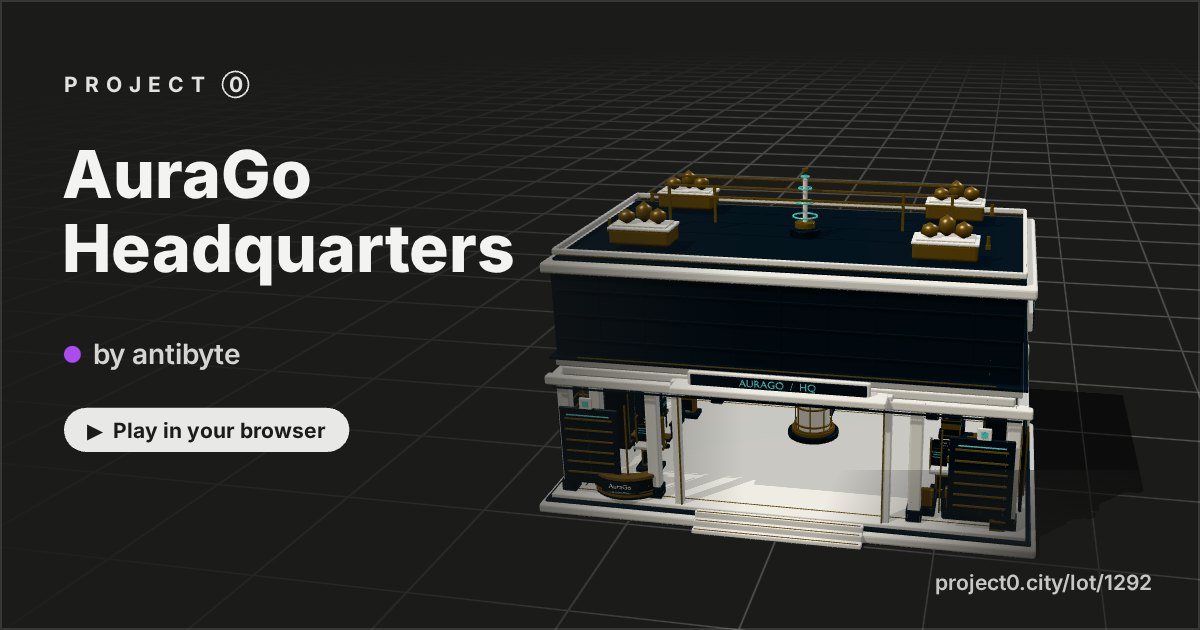 AuraGo Headquarters, a game by antibyte in Project 0