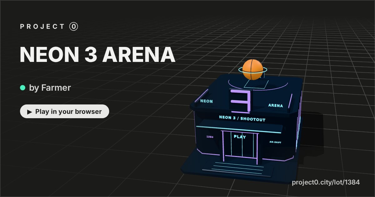 NEON 3 ARENA, a game by Farmer in Project 0