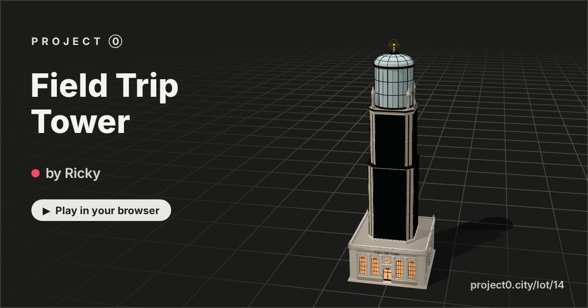 Field Trip Tower, a game by Ricky in Project 0