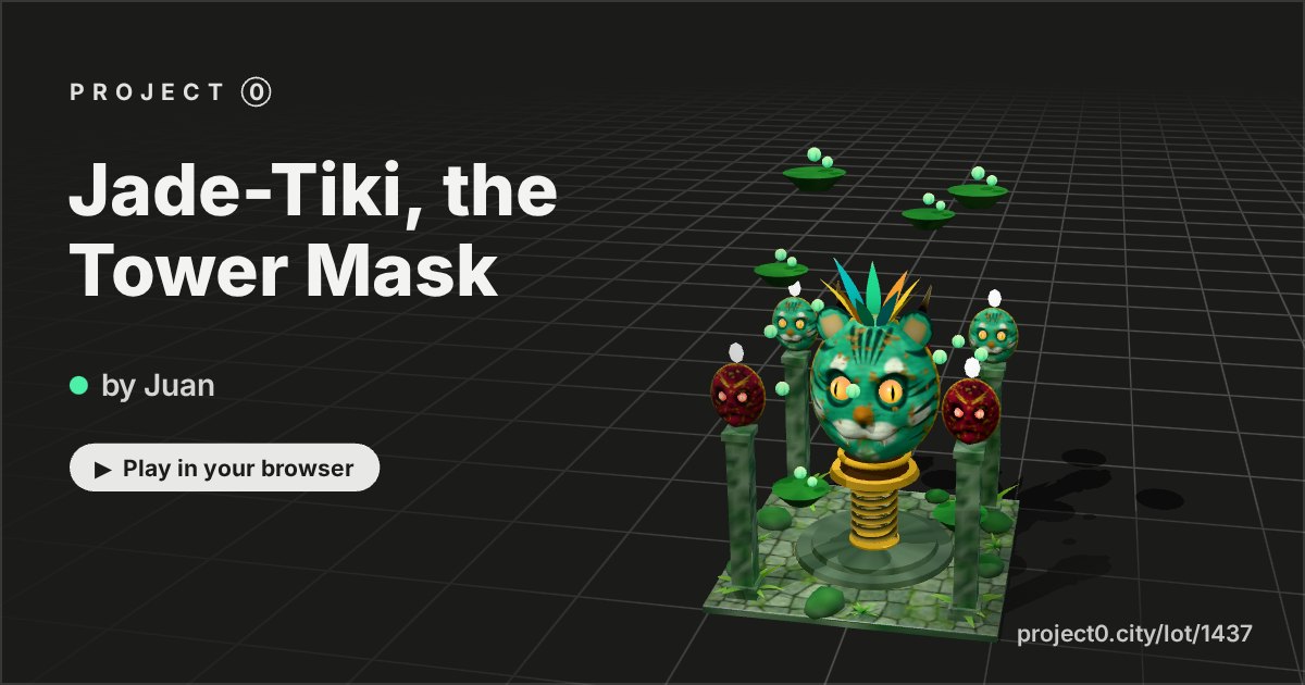 Jade-Tiki, the Tower Mask, a game by Juan in Project 0