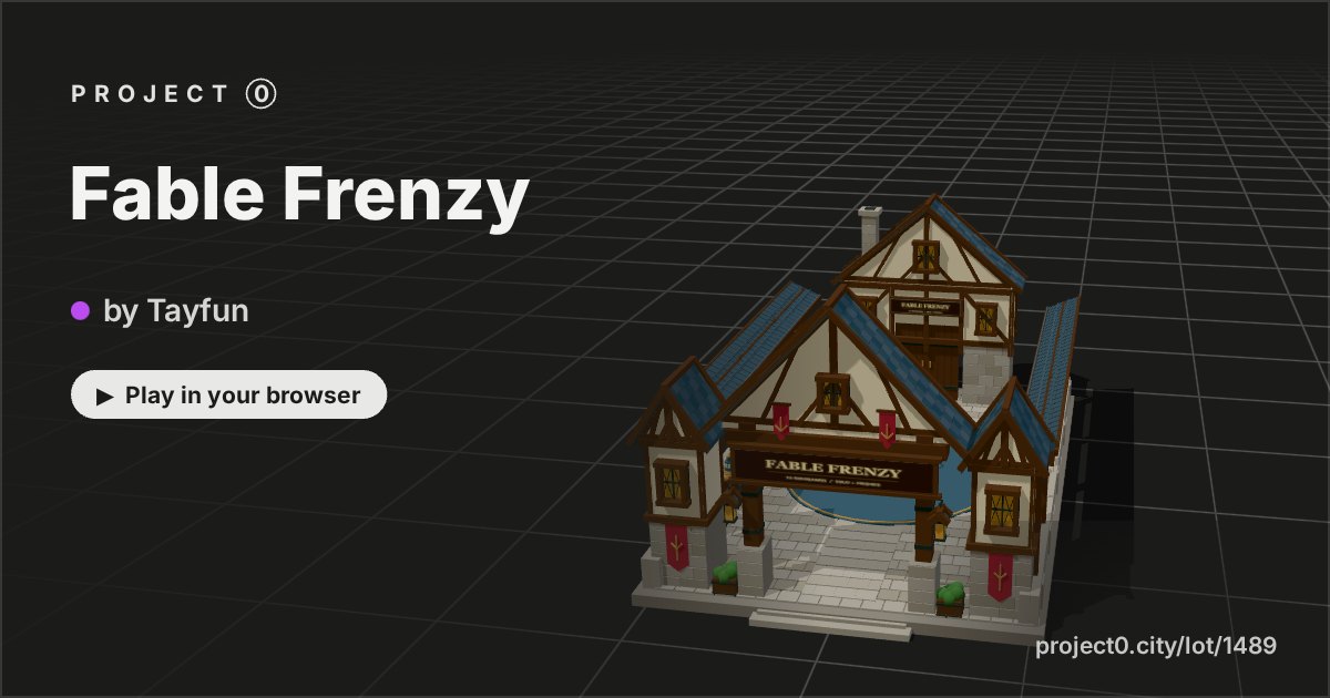 Fable Frenzy, a game by Tayfun in Project 0