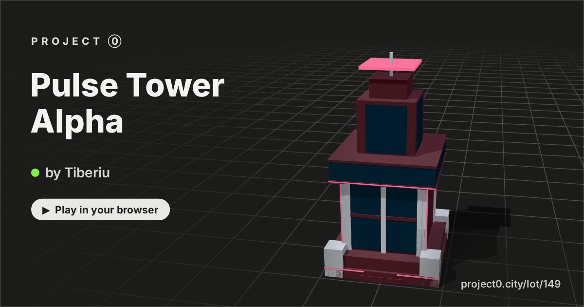 Pulse Tower Alpha, a game by Tiberiu in Project 0