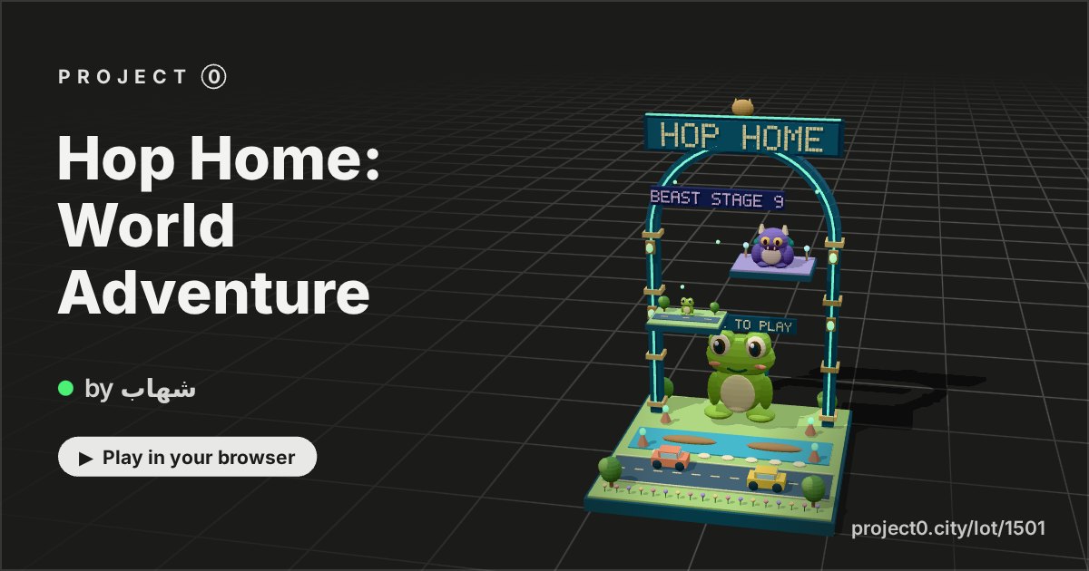 Hop Home: World Adventure, a game by شهاب in Project 0