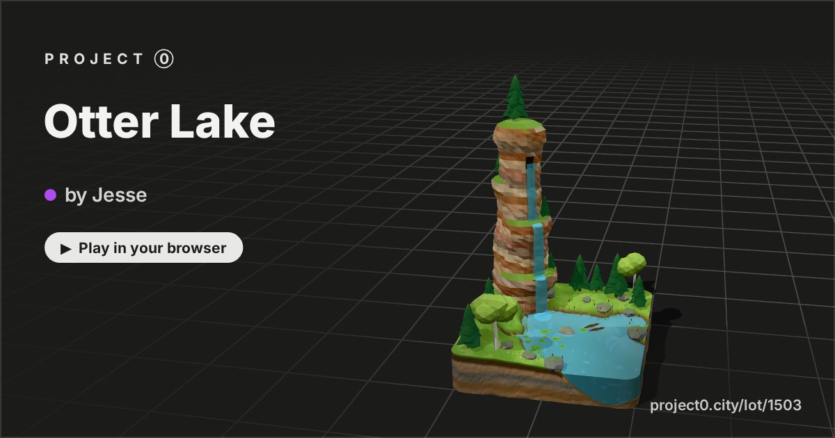 Otter Lake, a game by Jesse in Project 0