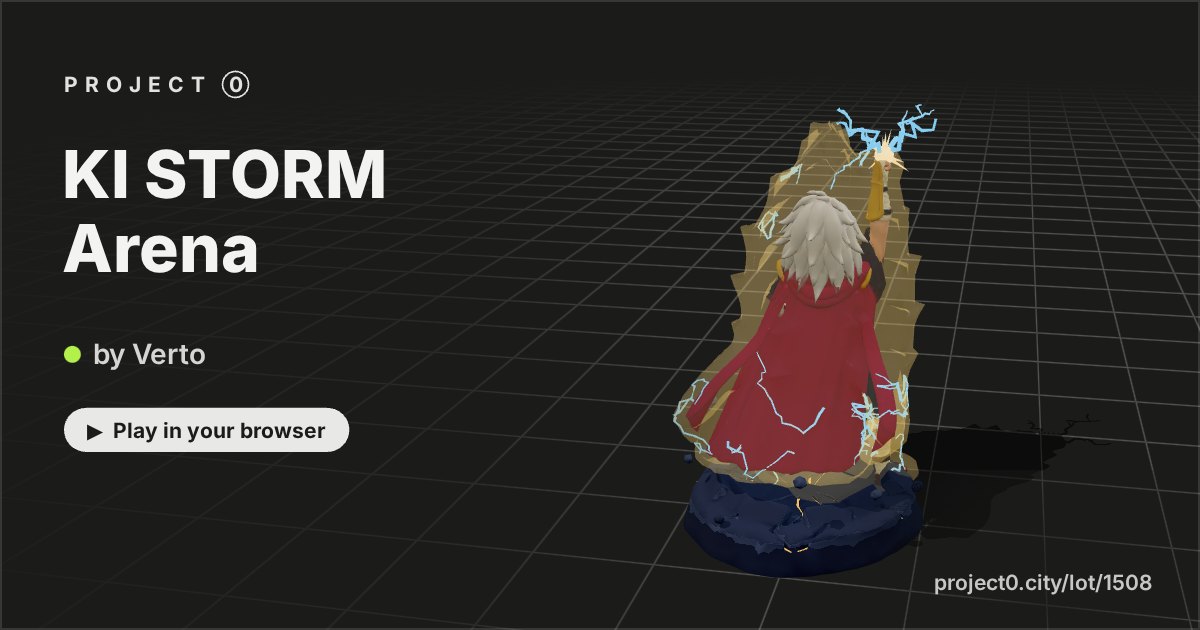 KI STORM Arena, a game by Verto in Project 0