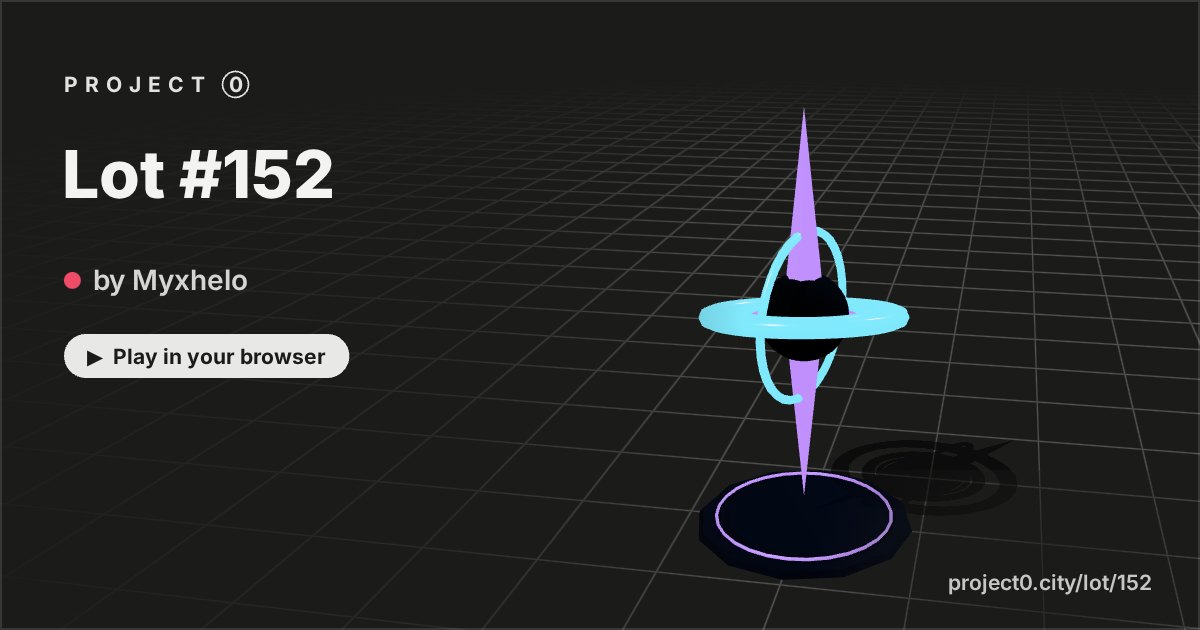 Lot #152, a game by Myxhelo in Project 0