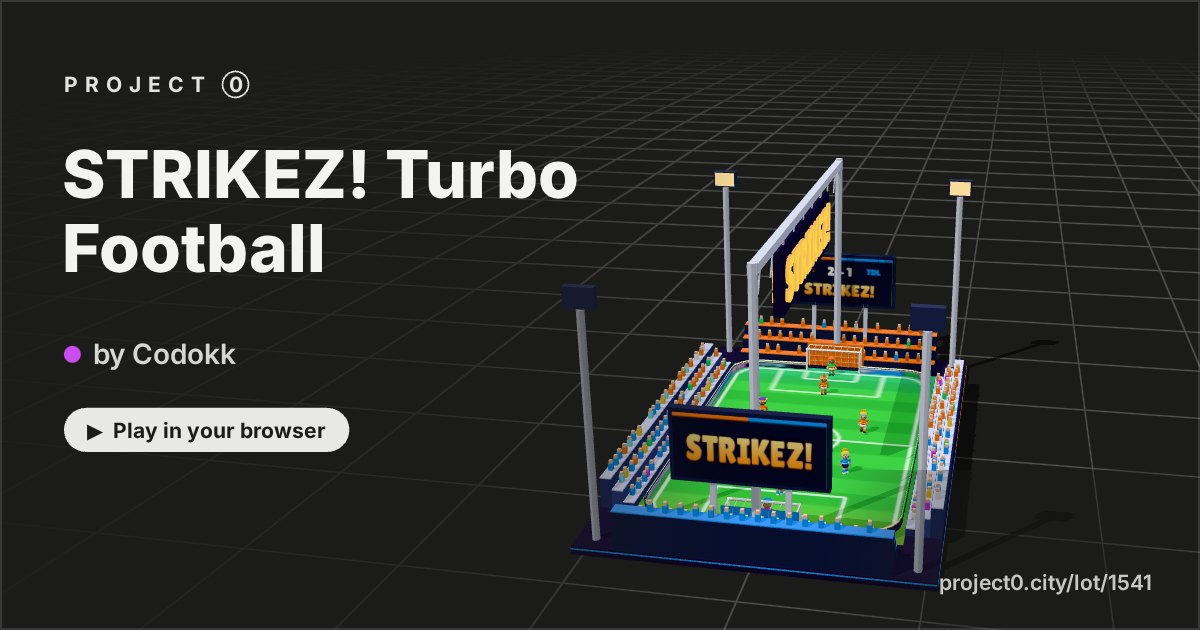 STRIKEZ! Turbo Football, a game by Codokk in Project 0