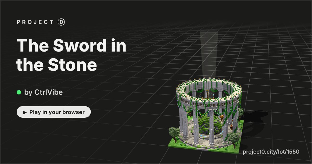 The Sword in the Stone, a game by CtrlVibe in Project 0