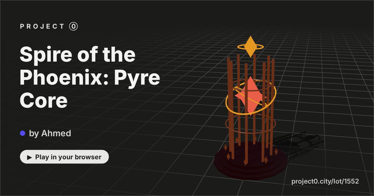 Spire of the Phoenix: Pyre Core, a game by Ahmed in Project 0