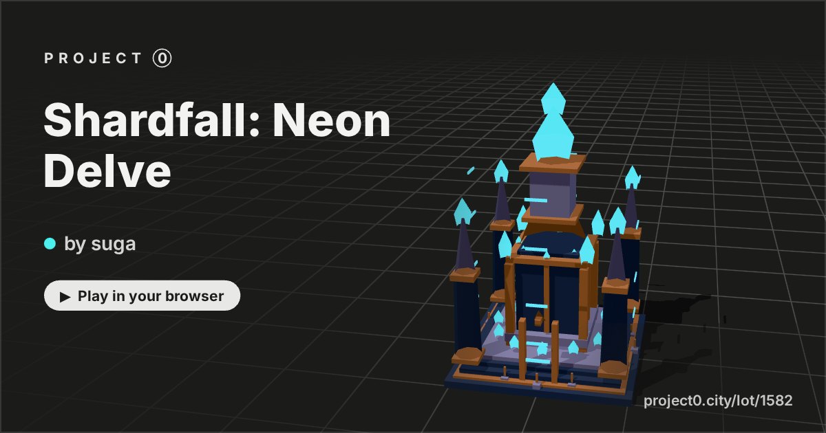 Shardfall: Neon Delve, a game by suga in Project 0