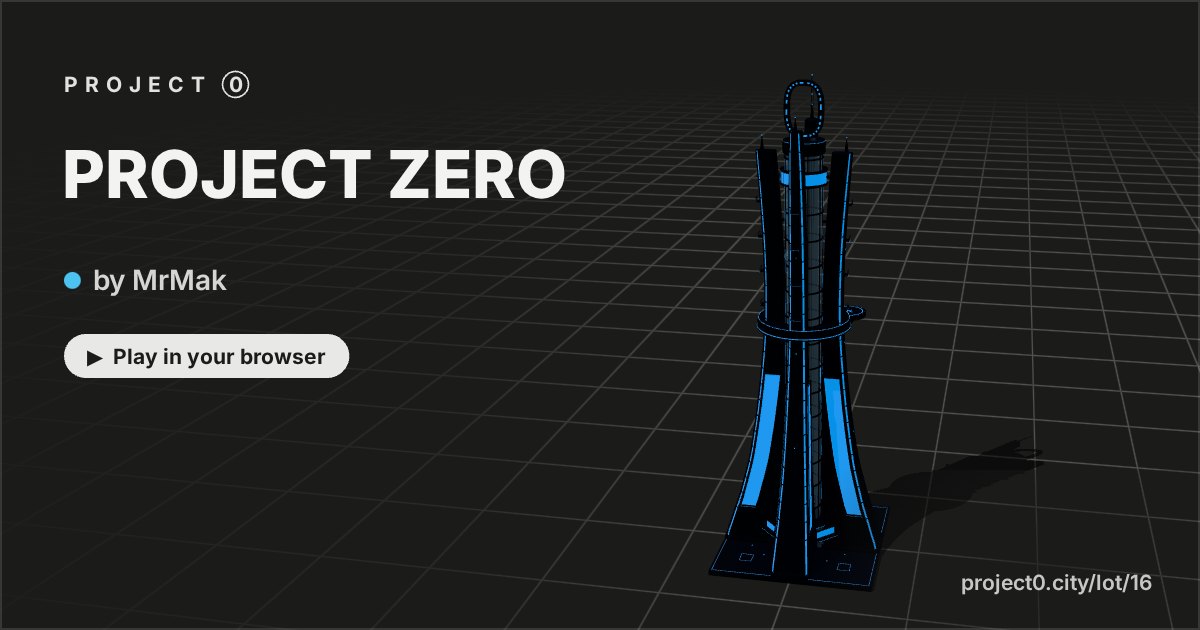 PROJECT ZERO, a game by MrMak in Project 0