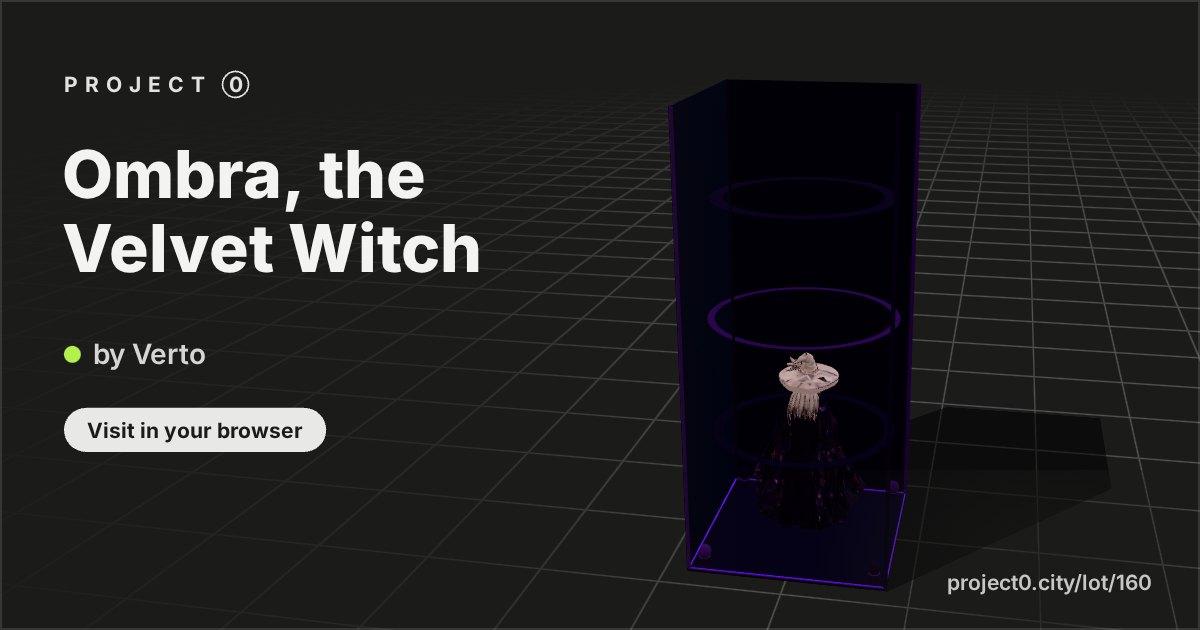 Ombra, the Velvet Witch, a build by Verto in Project 0