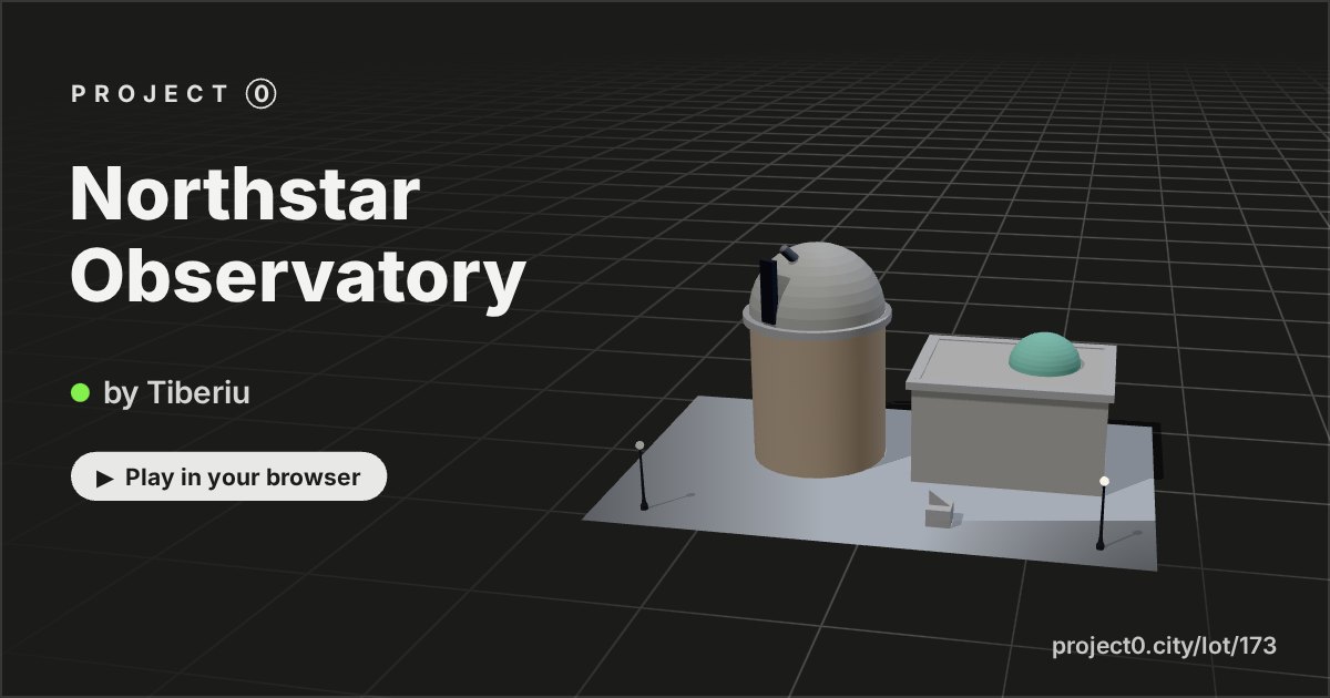 Northstar Observatory, a game by Tiberiu in Project 0