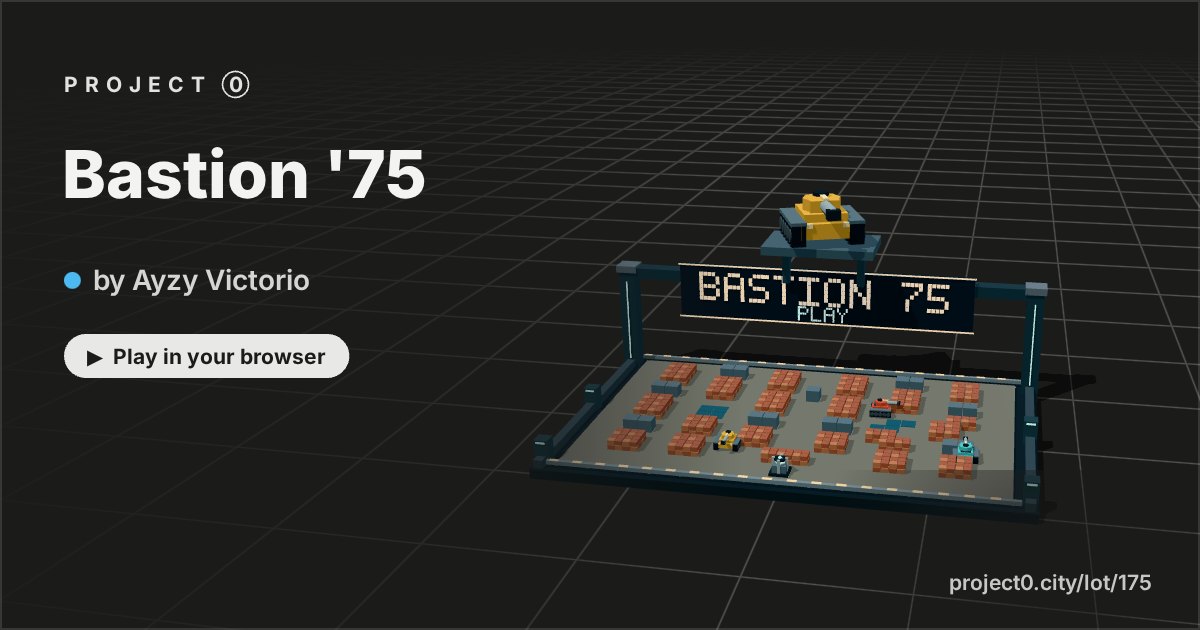 Bastion '75, a game by Ayzy Victorio in Project 0