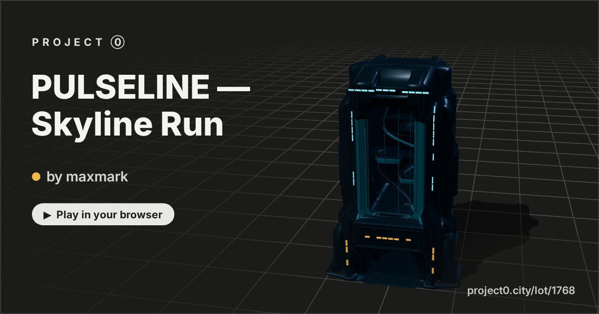 PULSELINE — Skyline Run, a game by maxmark in Project 0