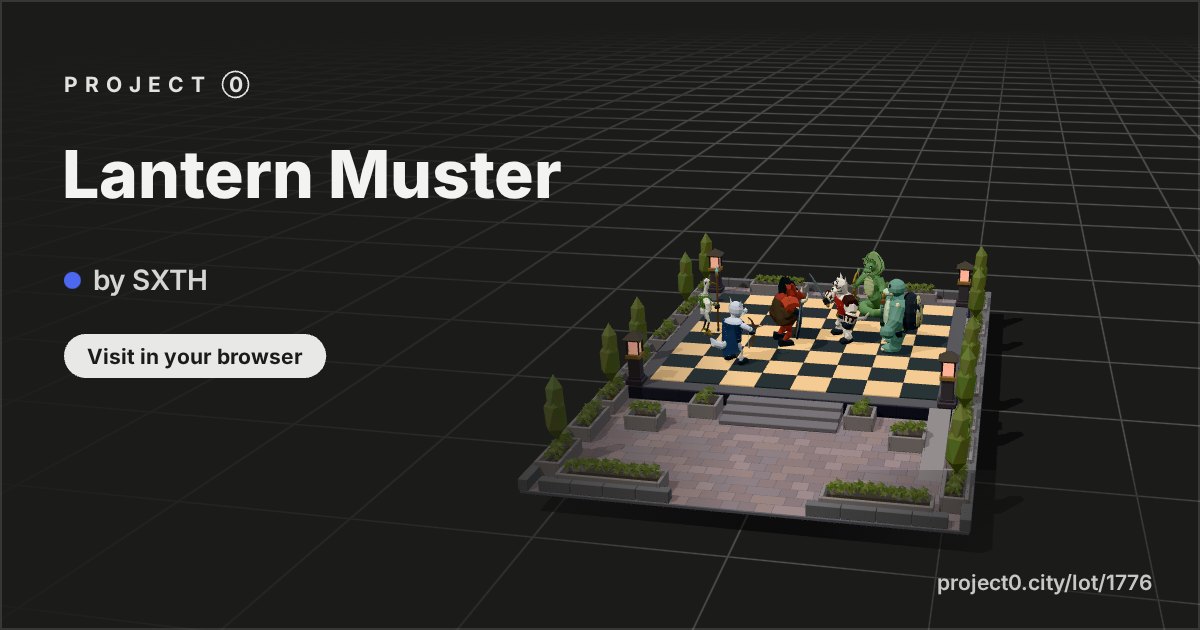 Lantern Muster, a game by SXTH in Project 0