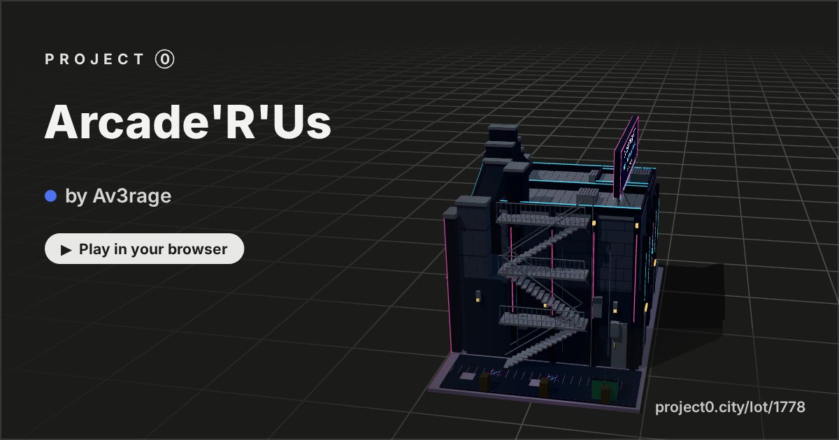 Arcade'R'Us, a game by Av3rage in Project 0