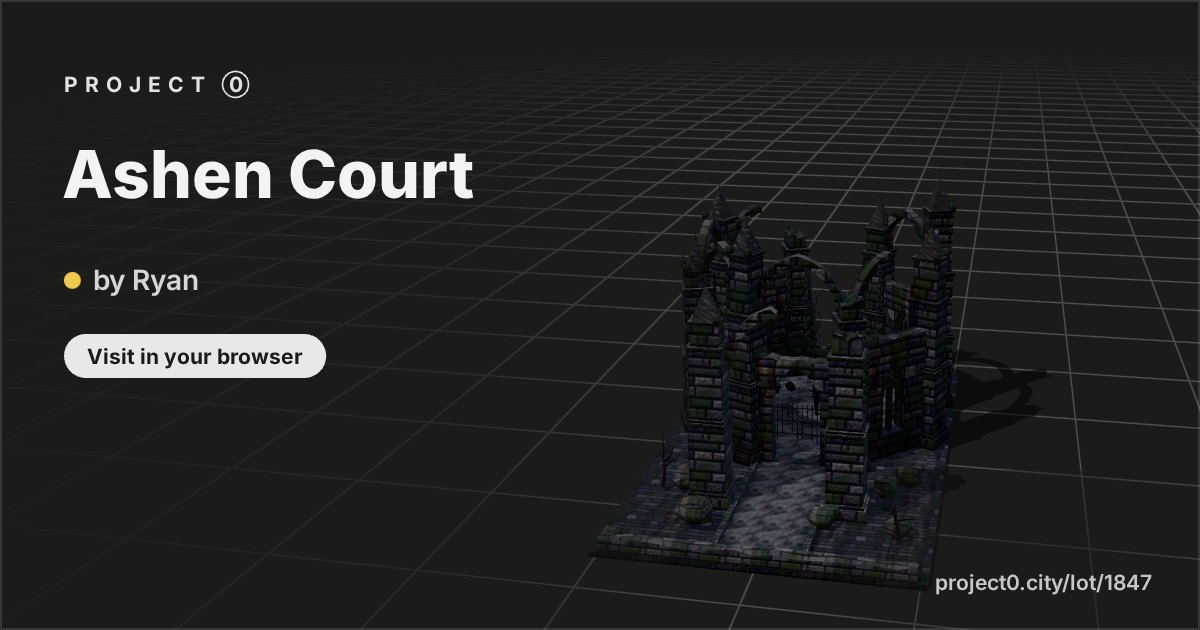 Ashen Court, a game by Ryan in Project 0