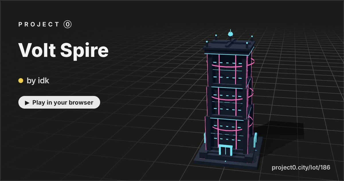 Volt Spire, a game by idk in Project 0