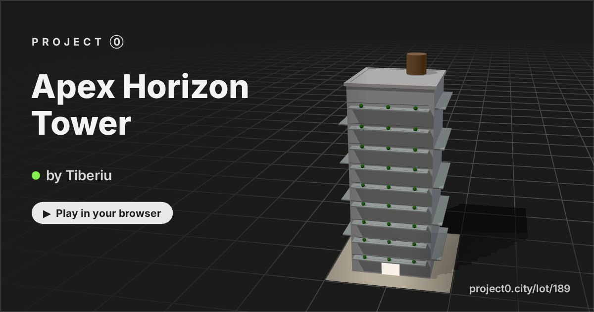 Apex Horizon Tower, a game by Tiberiu in Project 0