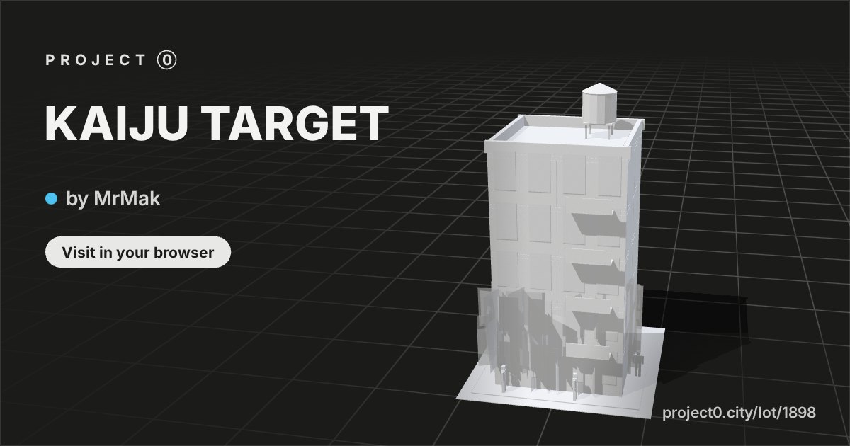 KAIJU TARGET, a build by MrMak in Project 0