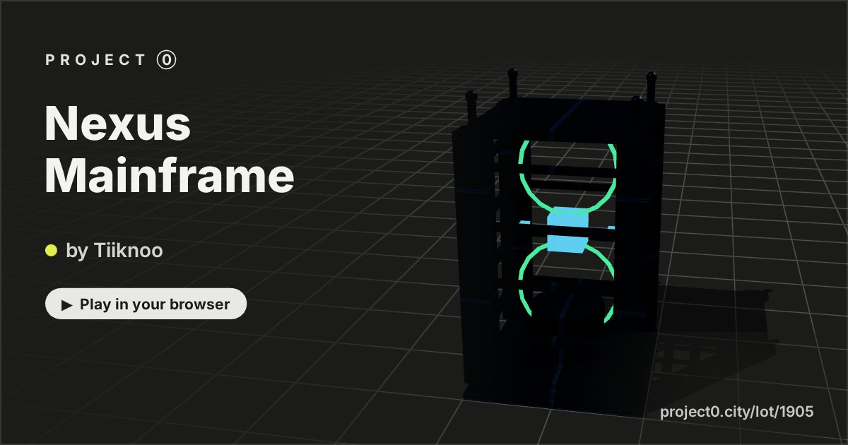 Nexus Mainframe, a game by Tiiknoo in Project 0