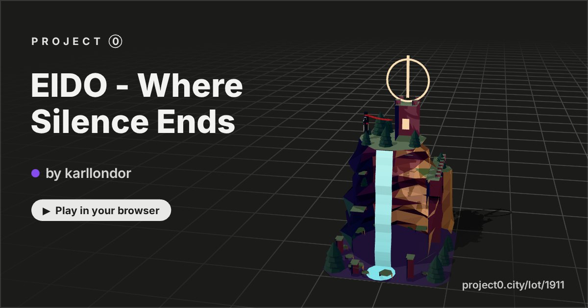 EIDO - Where Silence Ends, a game by karllondor in Project 0