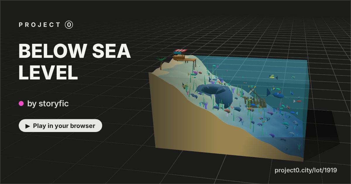 BELOW SEA LEVEL, a game by storyfic in Project 0
