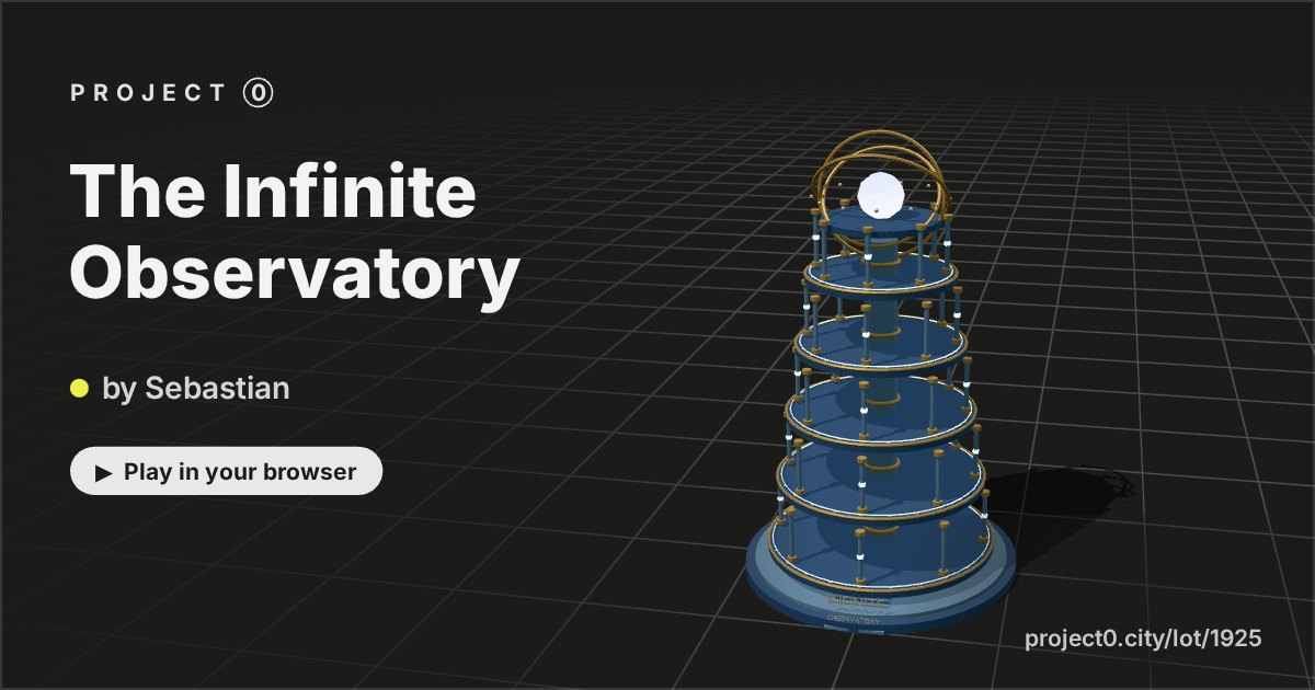 The Infinite Observatory, a game by Sebastian in Project 0