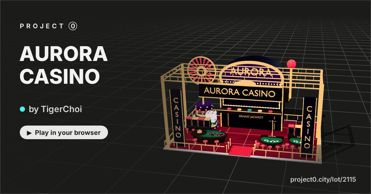 AURORA CASINO, a game by TigerChoi in Project 0