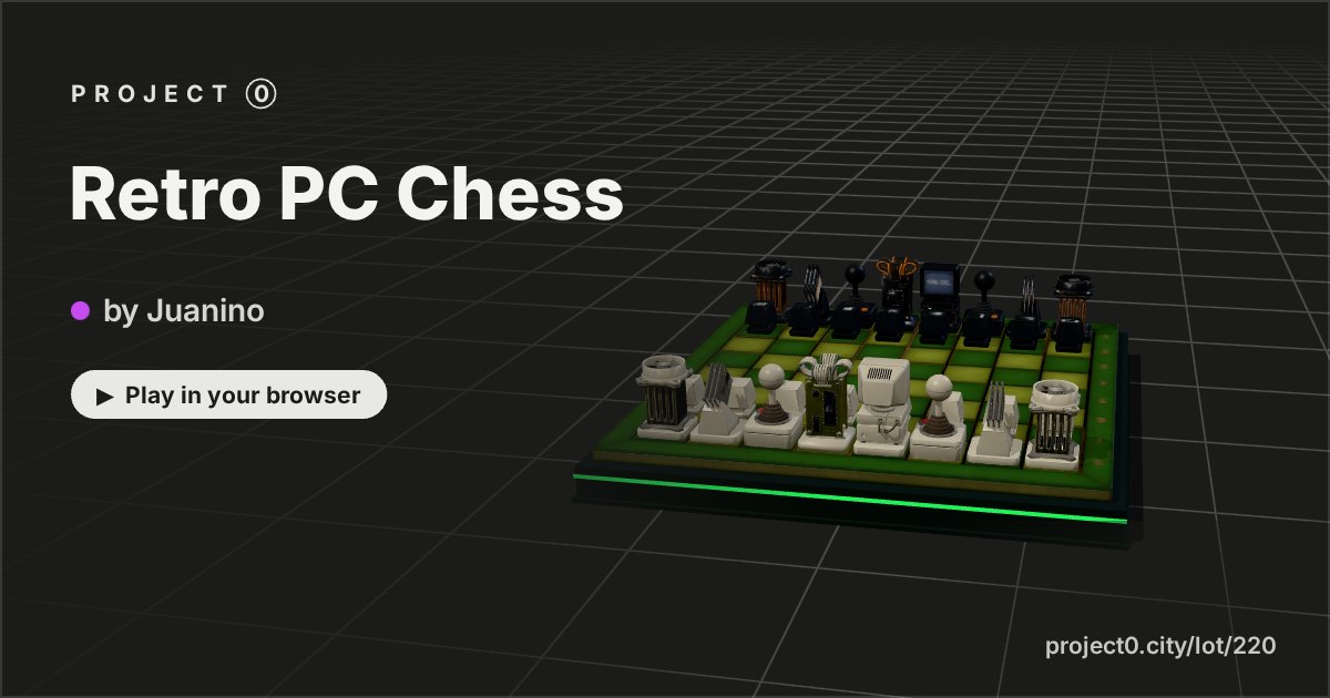 Retro PC Chess, a game by Juanino in Project 0