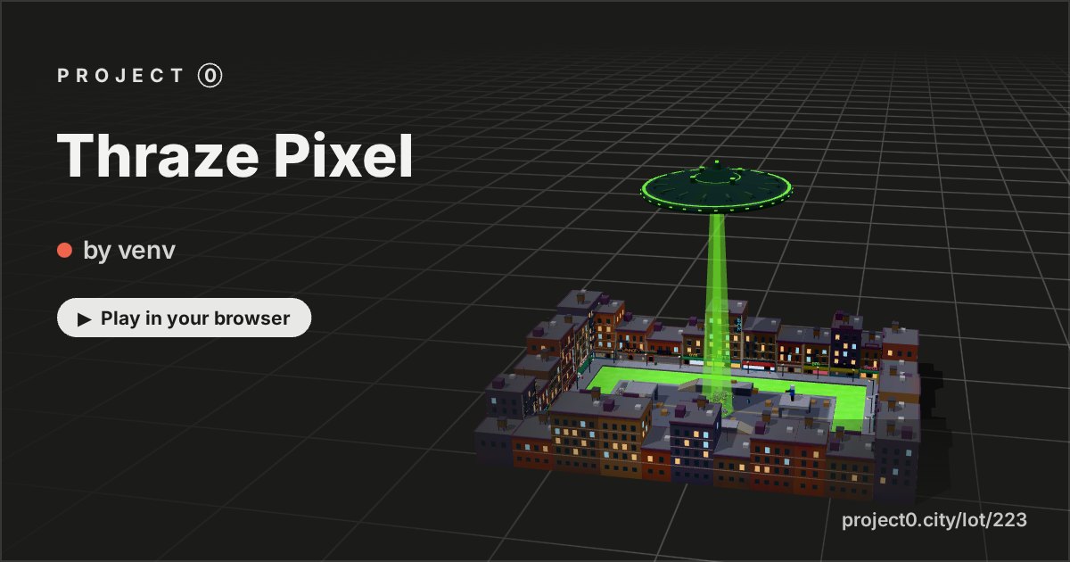 Thraze Pixel, a game by venv in Project 0