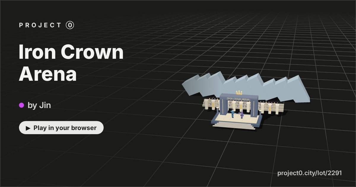 Iron Crown Arena, a game by Jin in Project 0