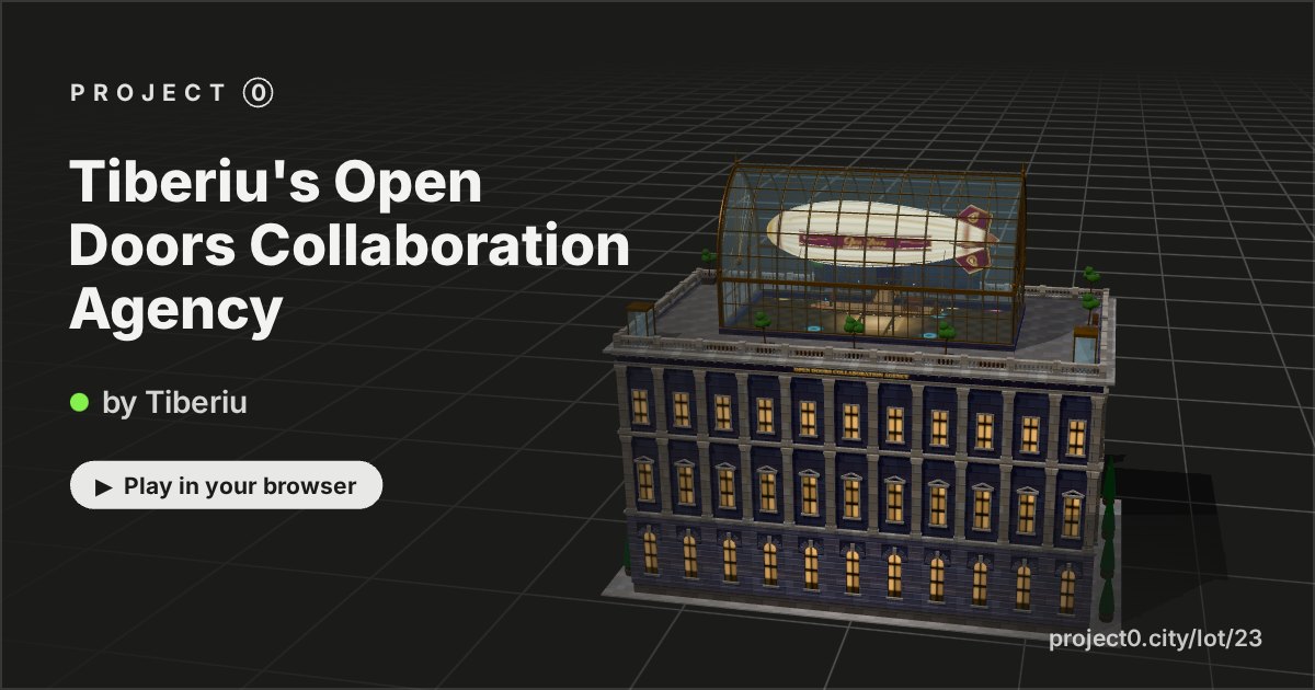 Tiberiu's Open Doors Collaboration Agency, a game by Tiberiu in Project 0