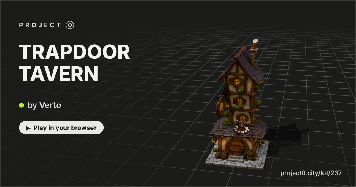 TRAPDOOR TAVERN, a game by Verto in Project 0