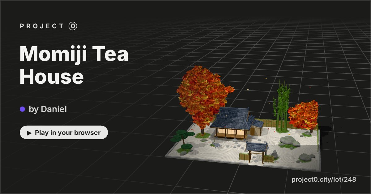 Momiji Tea House, a game by Daniel in Project 0